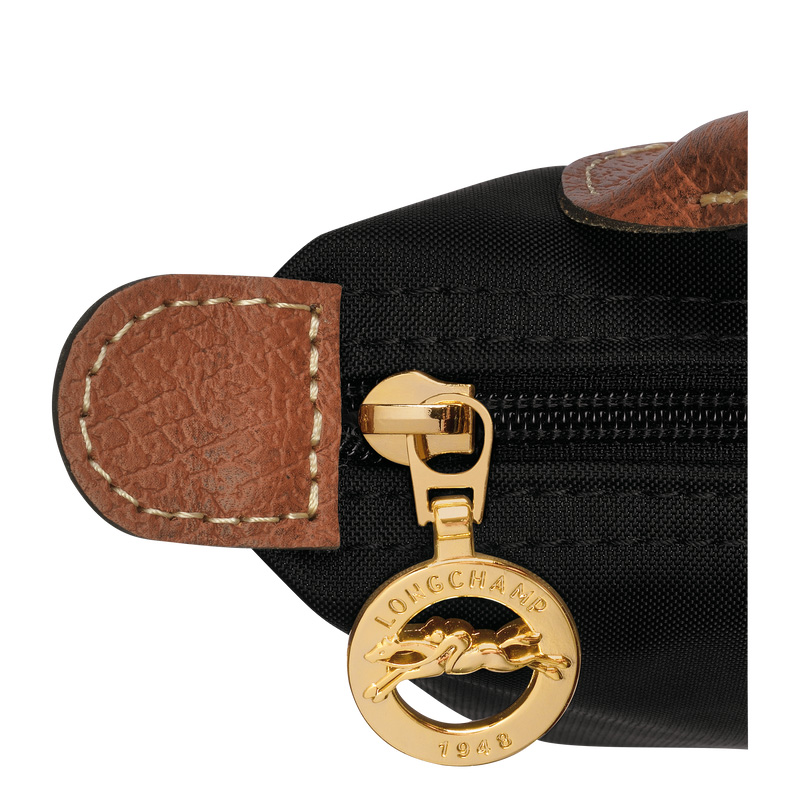 Longchamp Le Pliage Original Pouch with handle Negras | LC-NDCN2512