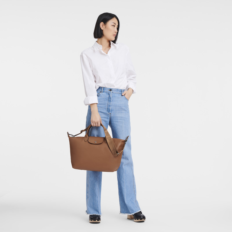 Longchamp Le Pliage Xtra L Handbag Cognac | LC-UGSZ4698