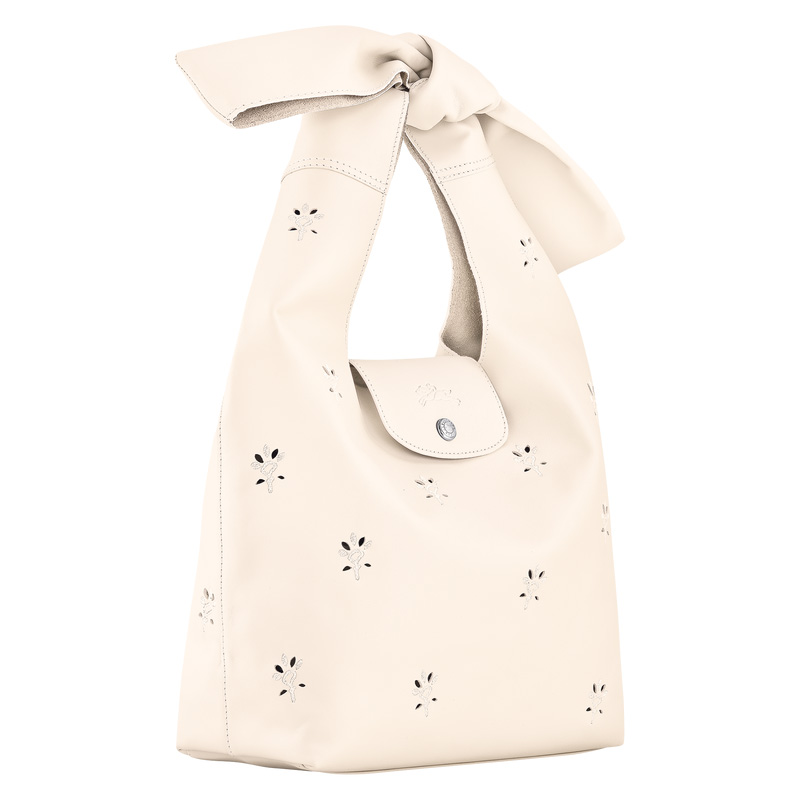 Longchamp Le Pliage Xtra M Shoulder bag Ecru | LC-JEBF3107