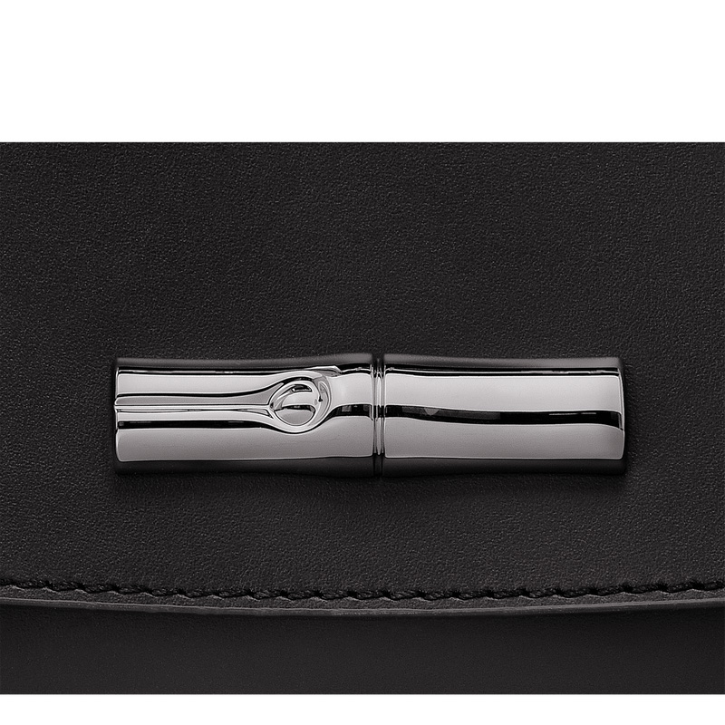 Longchamp Le Roseau Clutch Negras | LC-USWA4141