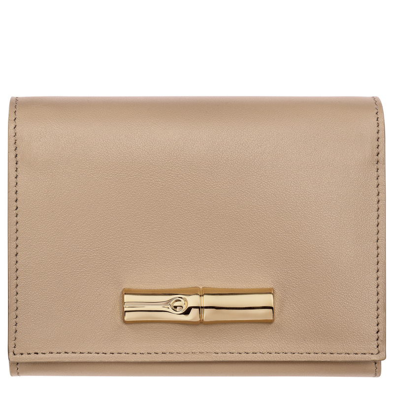 Longchamp Le Roseau Compact wallet Root | LC-RTMI8570