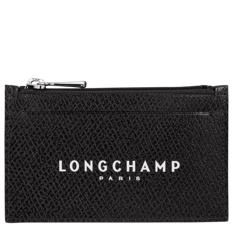 Longchamp Le Roseau Essential Coin purse Negras | LC-WROG2557
