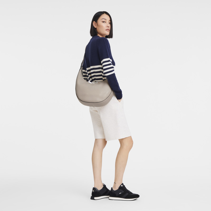Longchamp Le Roseau Essential L Crossbody bag Clay | LC-QTVO8165