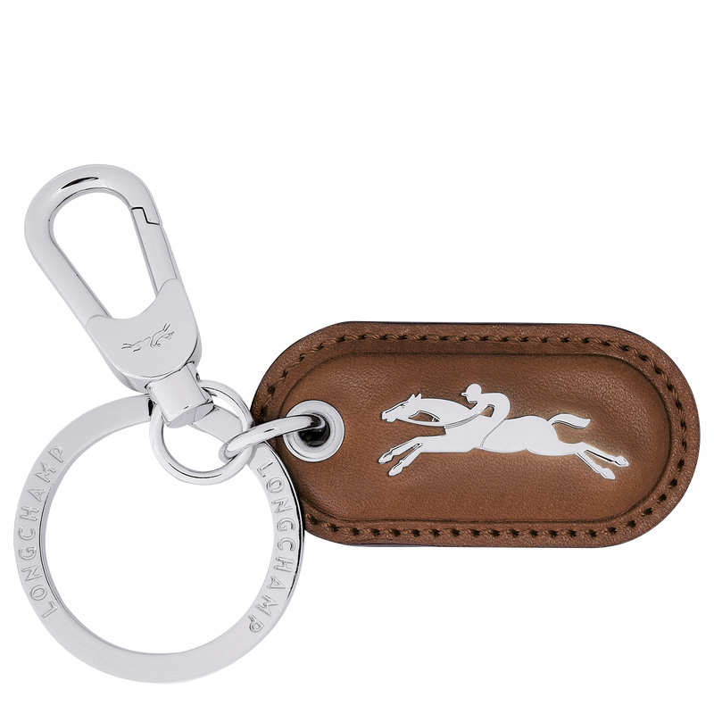 Longchamp Le Roseau Key ring Cognac | LC-MXRR4146