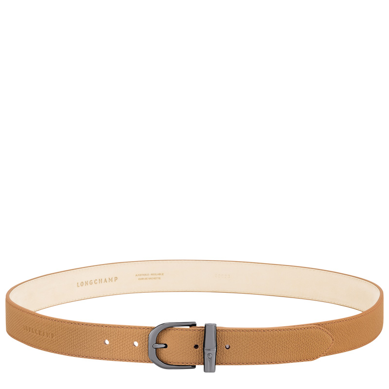 Longchamp Le Roseau Ladies' belt Walnut | LC-FMWJ0953