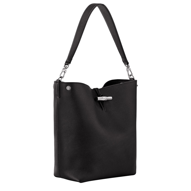 Longchamp Le Roseau M Shoulder bag Negras | LC-OTPV1407