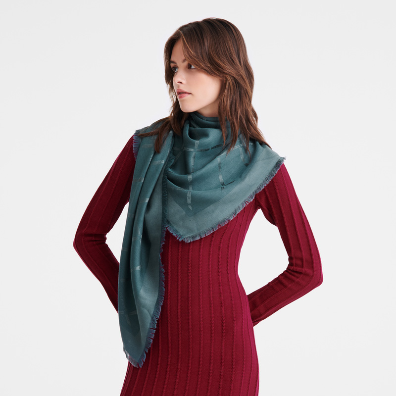 Longchamp Le Roseau Shawl Cedar | LC-OVAC1766