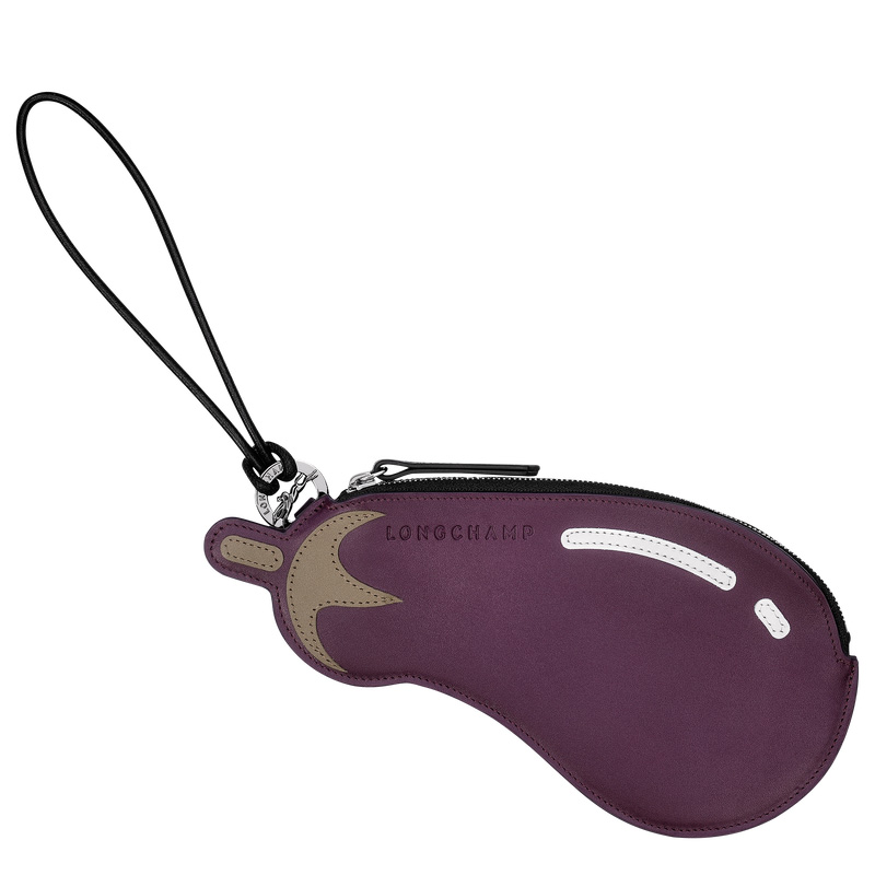 Longchamp Longcharm Eggplant clutch Eggplant | LC-TUKY9764