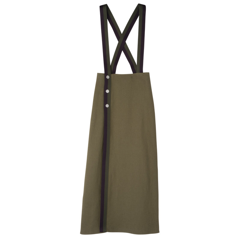 Longchamp Midi skirt Artichoke | LC-KGQU9619