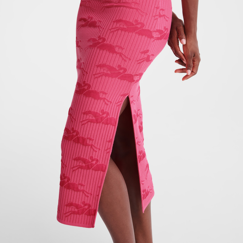 Longchamp Midi skirt Rosas | LC-GXPS2672