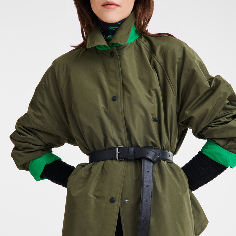 Longchamp Padded blouson Khaki/Green | LC-GUWB8731
