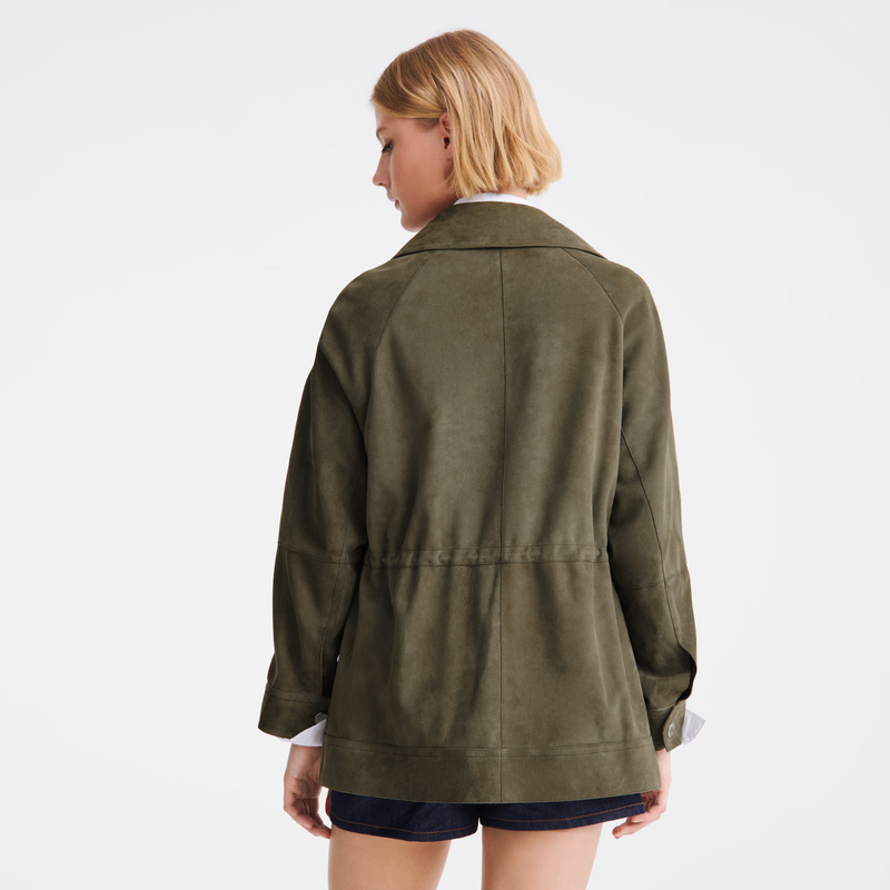 Longchamp Safari jacket Kaki | LC-YCCF6086