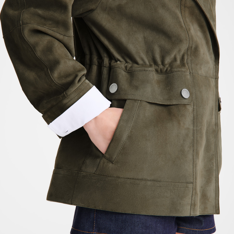 Longchamp Safari jacket Kaki | LC-YCCF6086