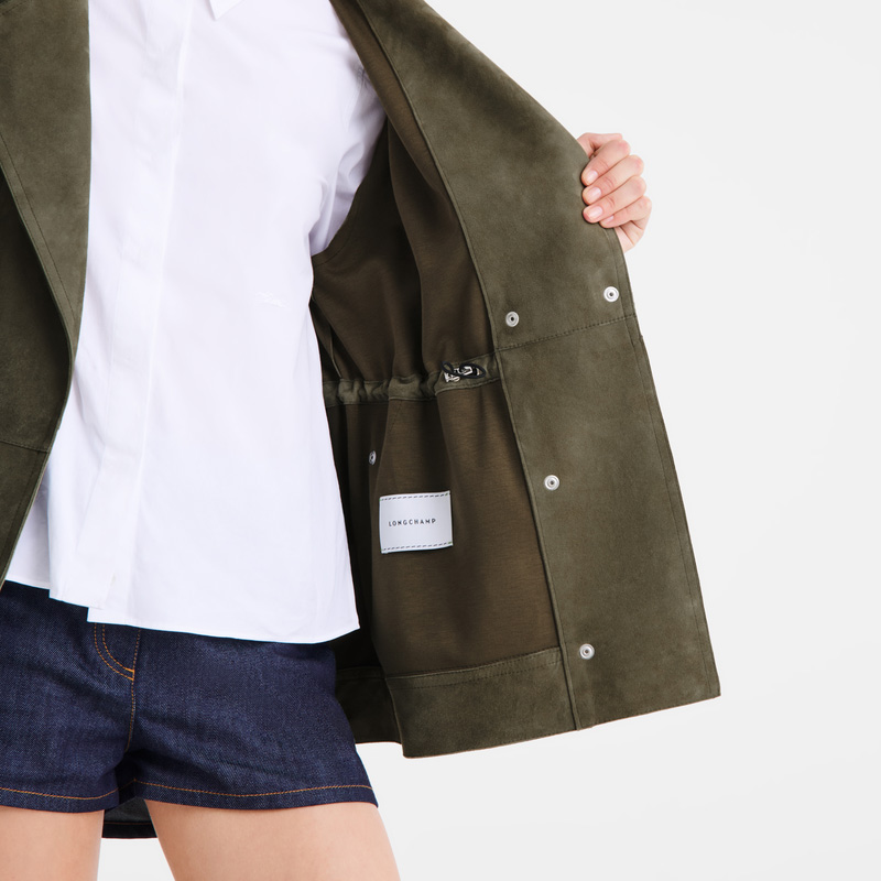 Longchamp Safari jacket Kaki | LC-YCCF6086