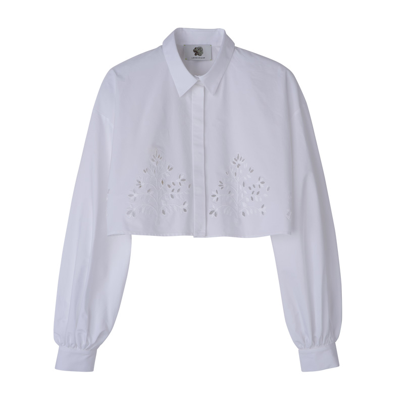 Longchamp Shirt Blancas | LC-QFRU3380