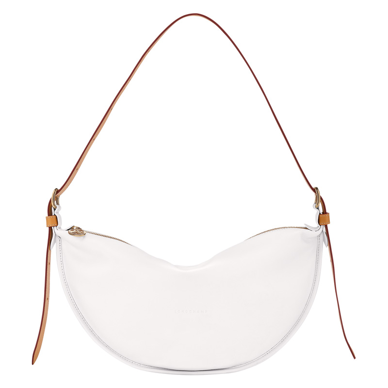 Longchamp Smoothie M Crossbody bag Blancas | LC-HVIJ8929