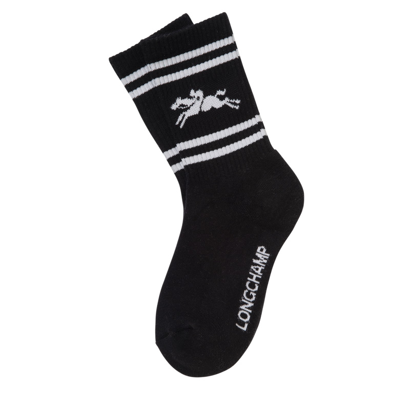 Longchamp Socks Negras | LC-WEZD7840