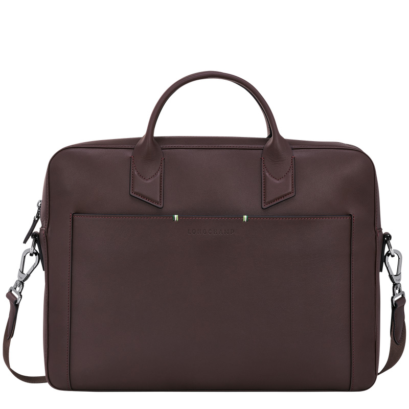 Longchamp sur Seine M Briefcase Mocha | LC-WQAZ6204